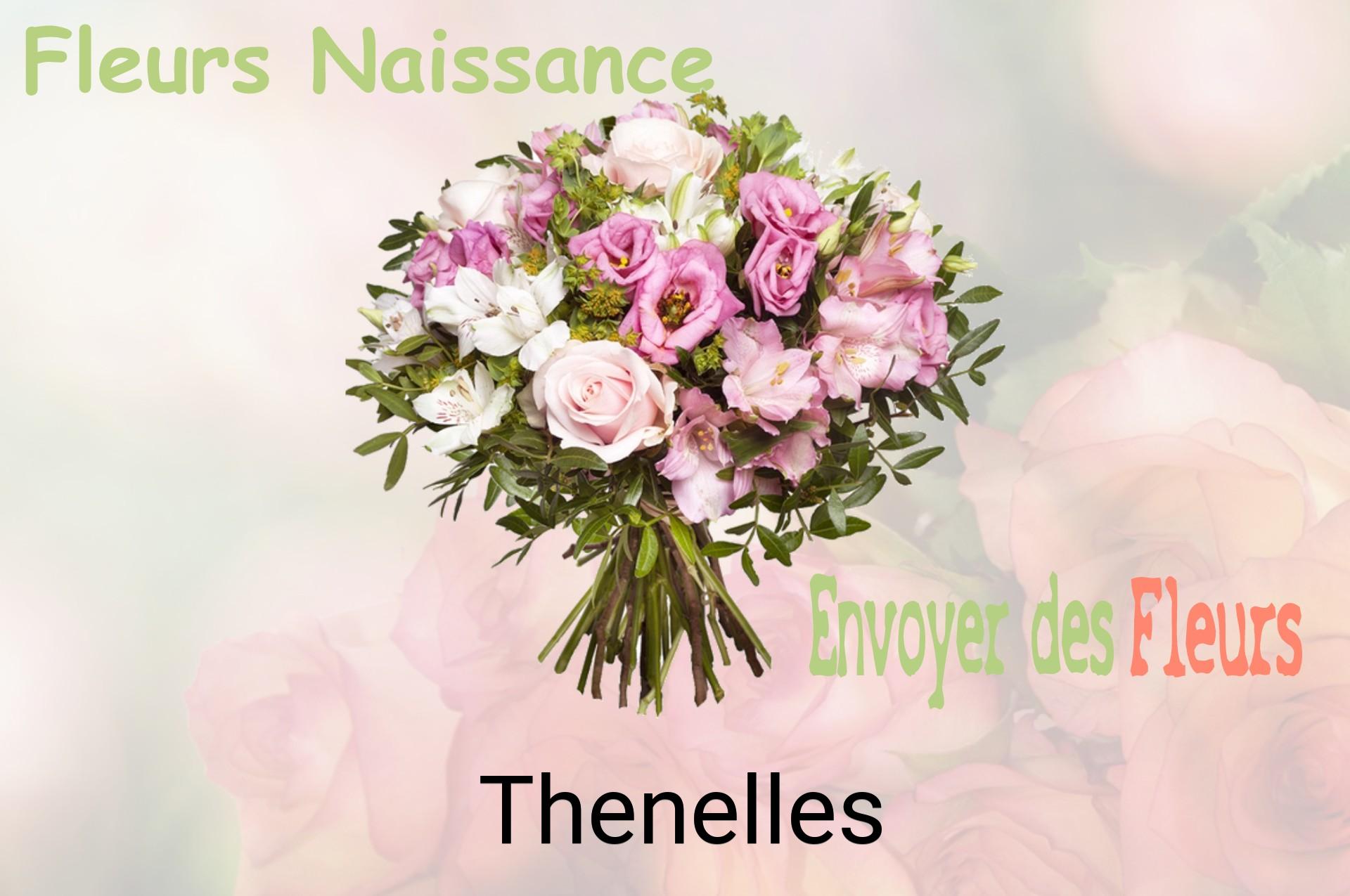Bouquet de fleurs de naissance livré à Thenelles